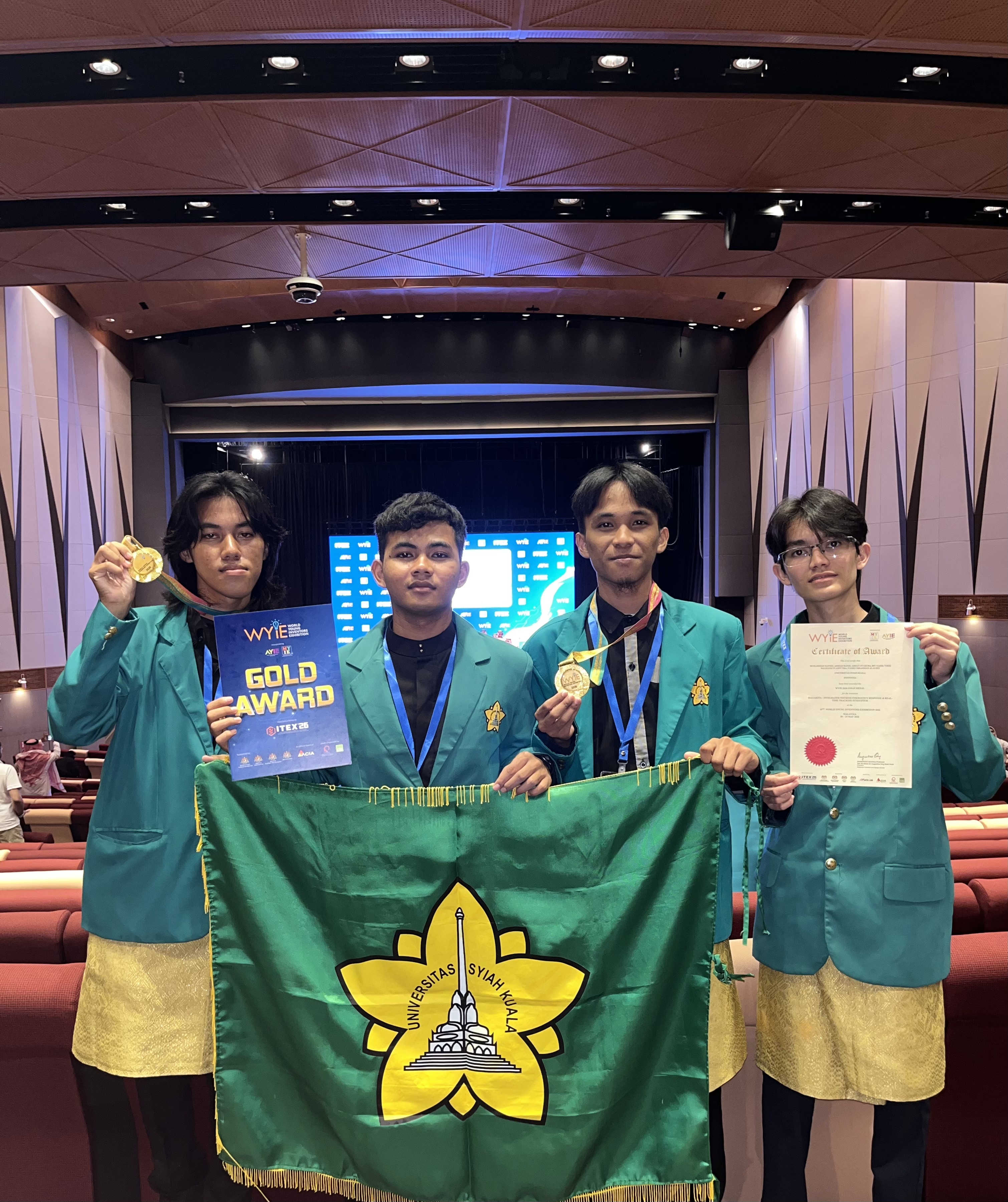 SiagaKita team Gold Medal WYIE 2026 Kuala Lumpur